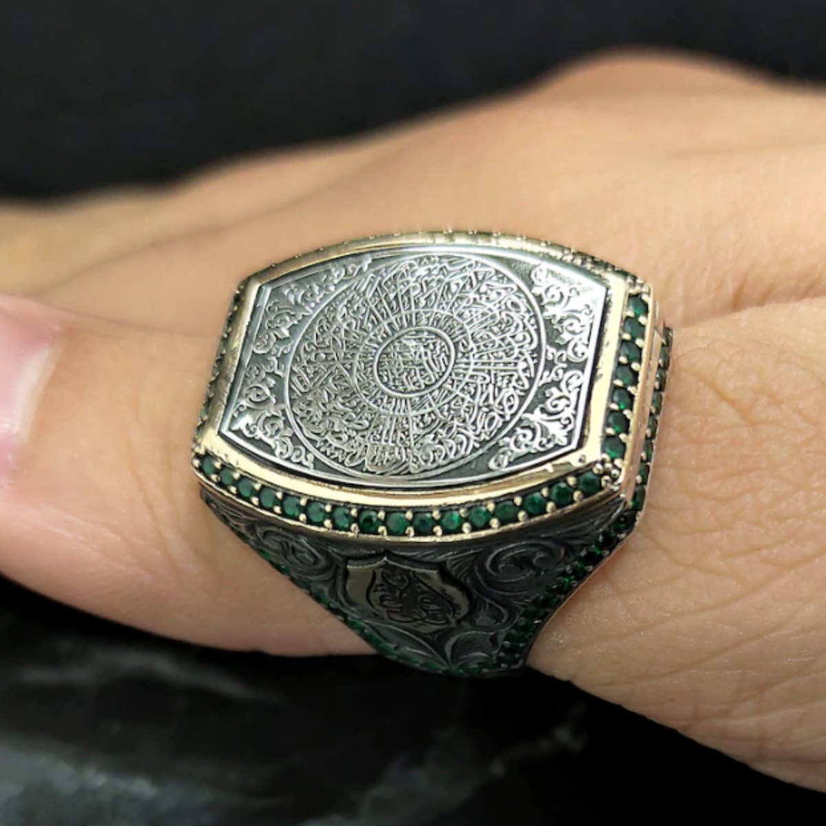 925 sterling silver men ring