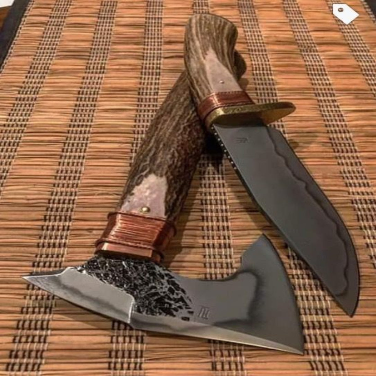 Bowie knife and axe set
