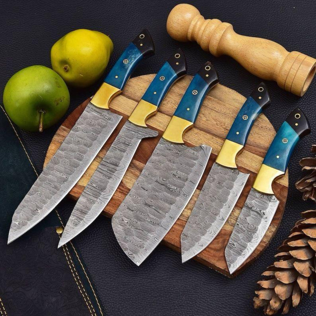Damascus chef knife