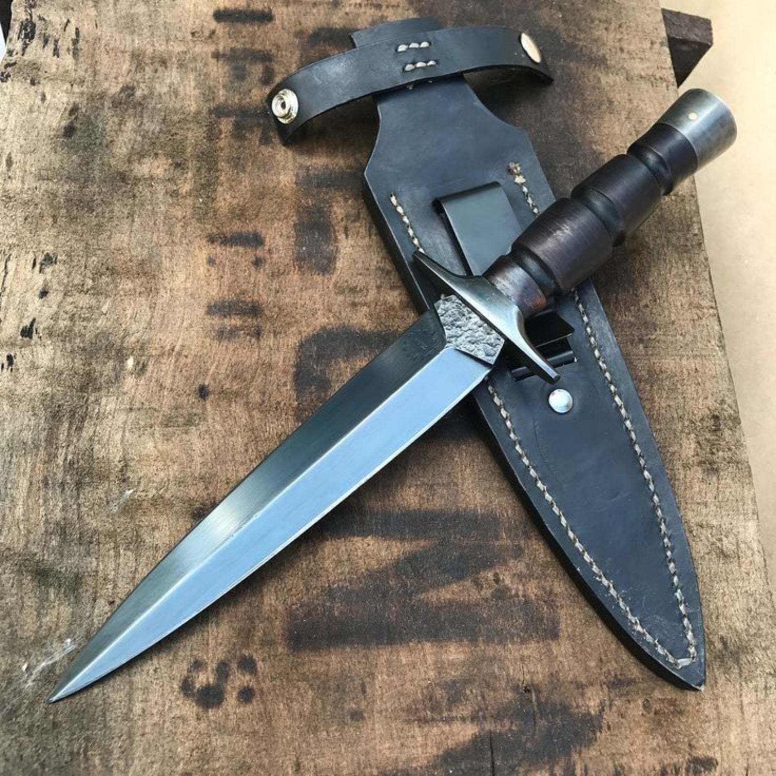 Elite Hand-Forged Large Hunting Knife 