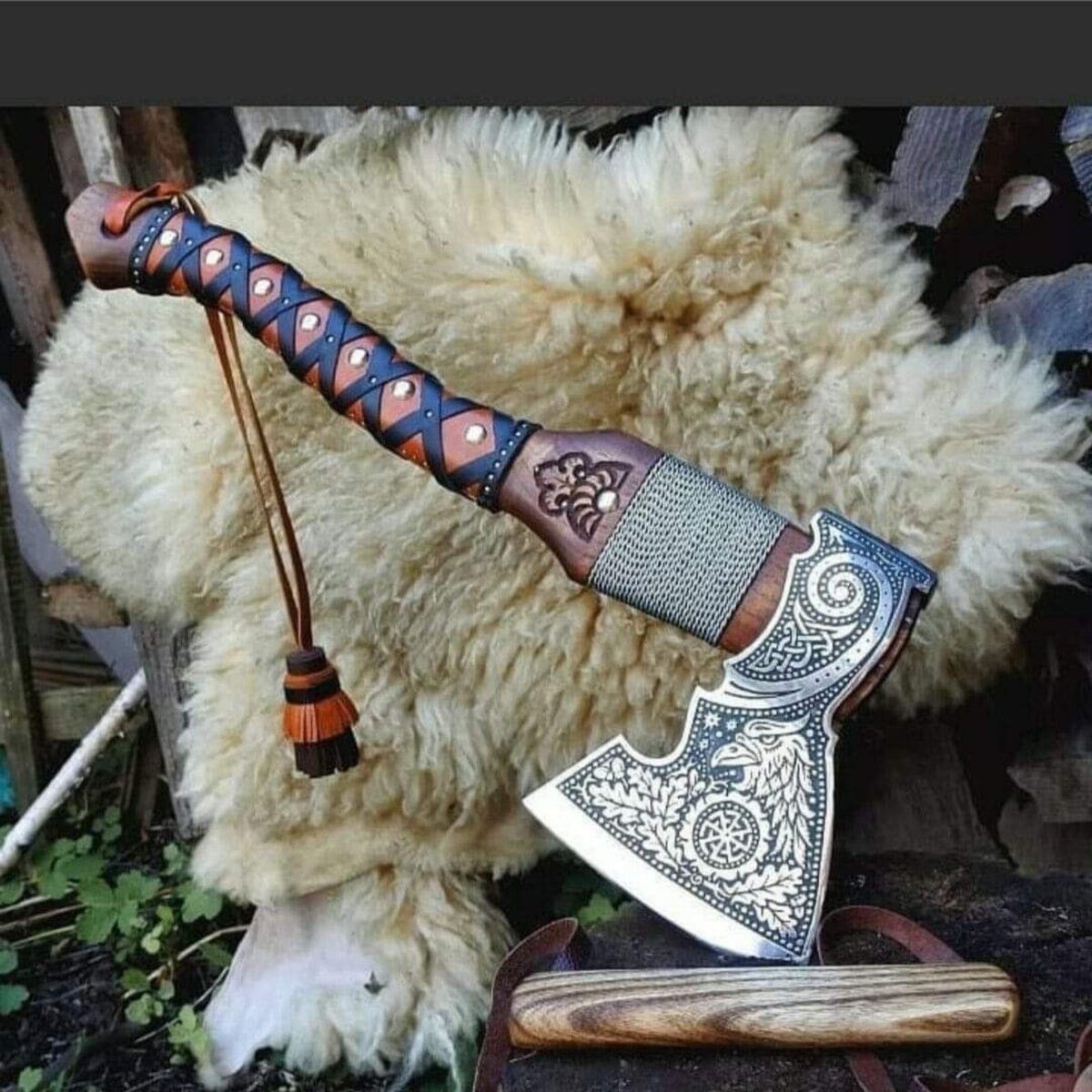 Handcrafted Custom Camping Axe