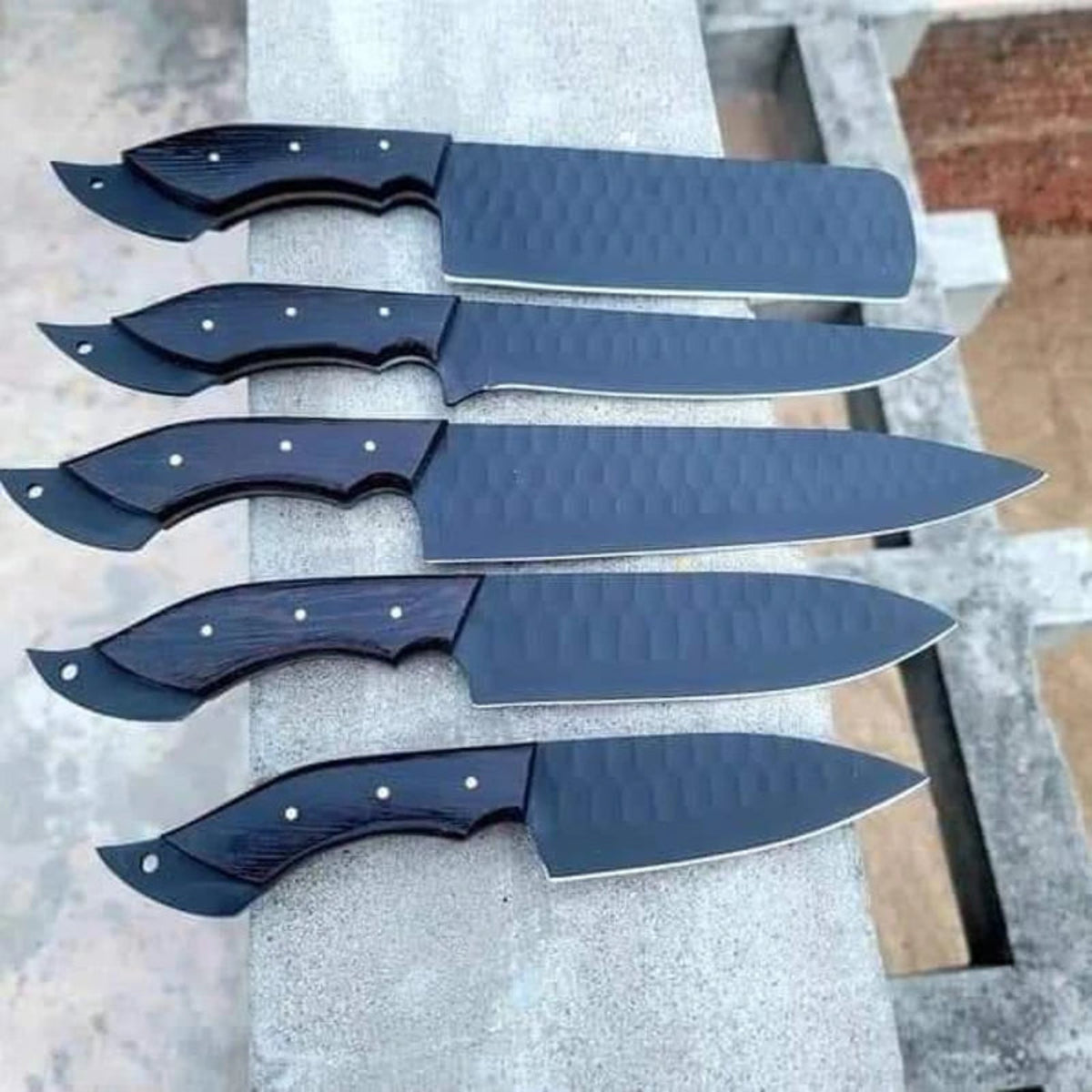 High Carbon Steel Chef, Cleaver &amp; Utility Knives