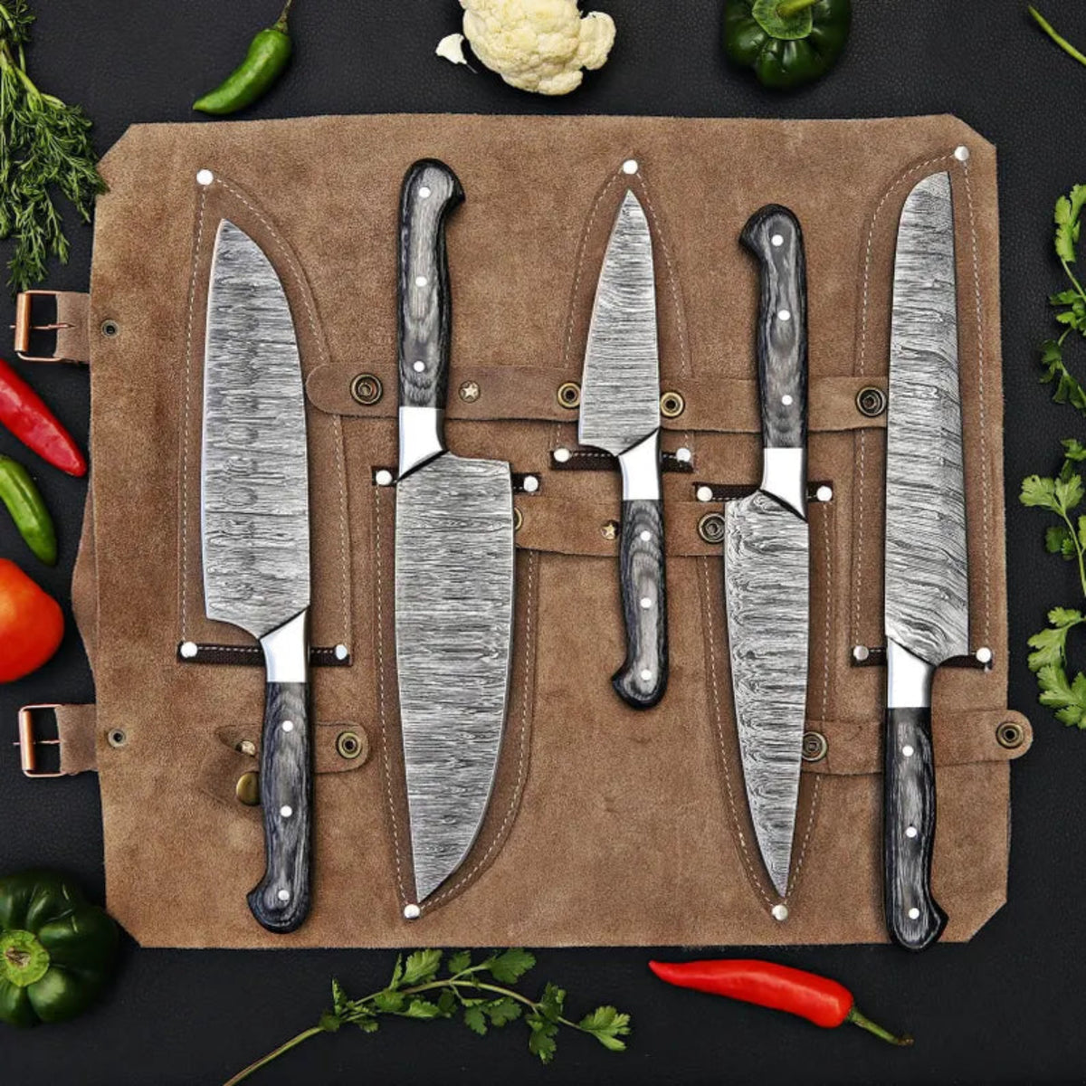 High carbon steel knives