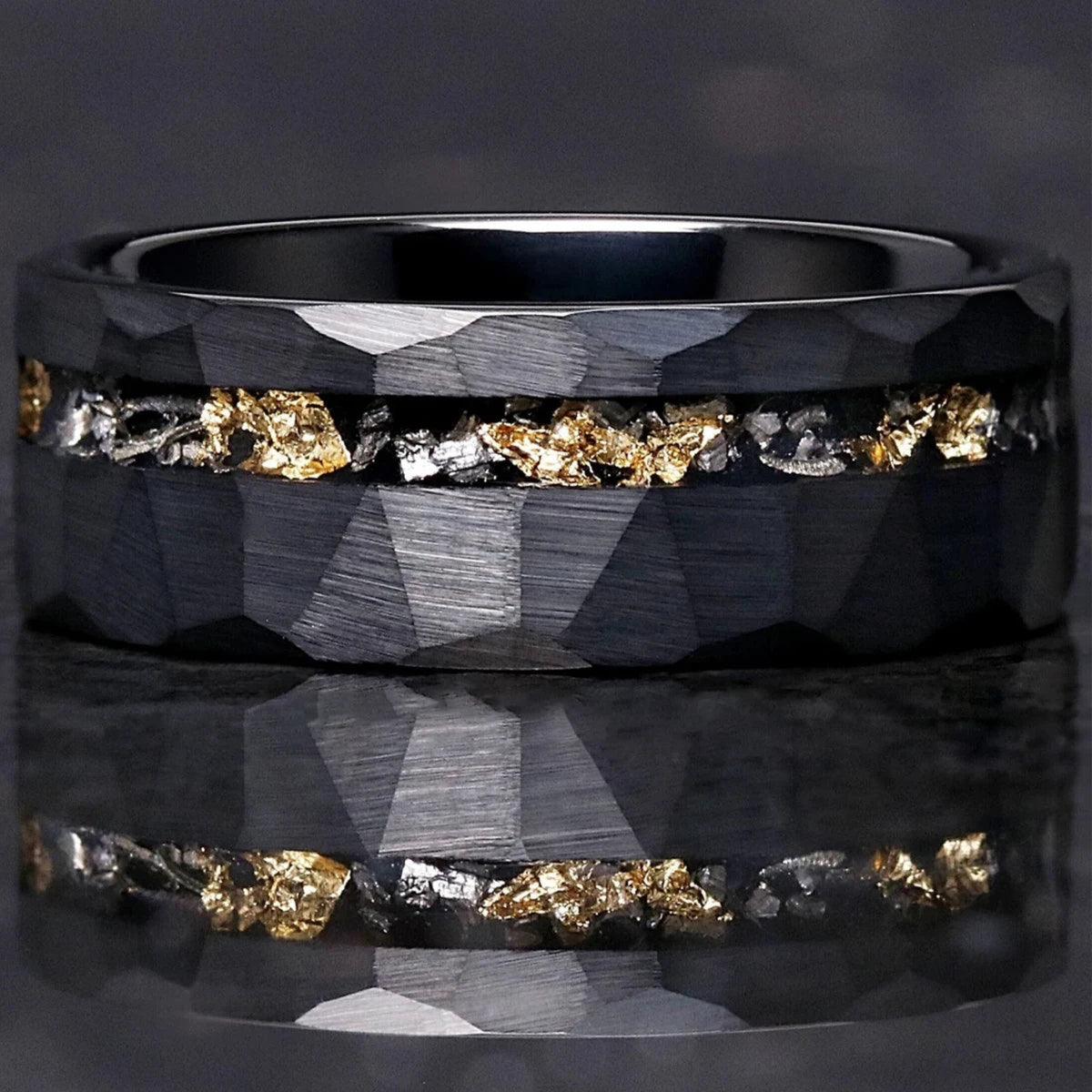 Luxury Black tungsten ring