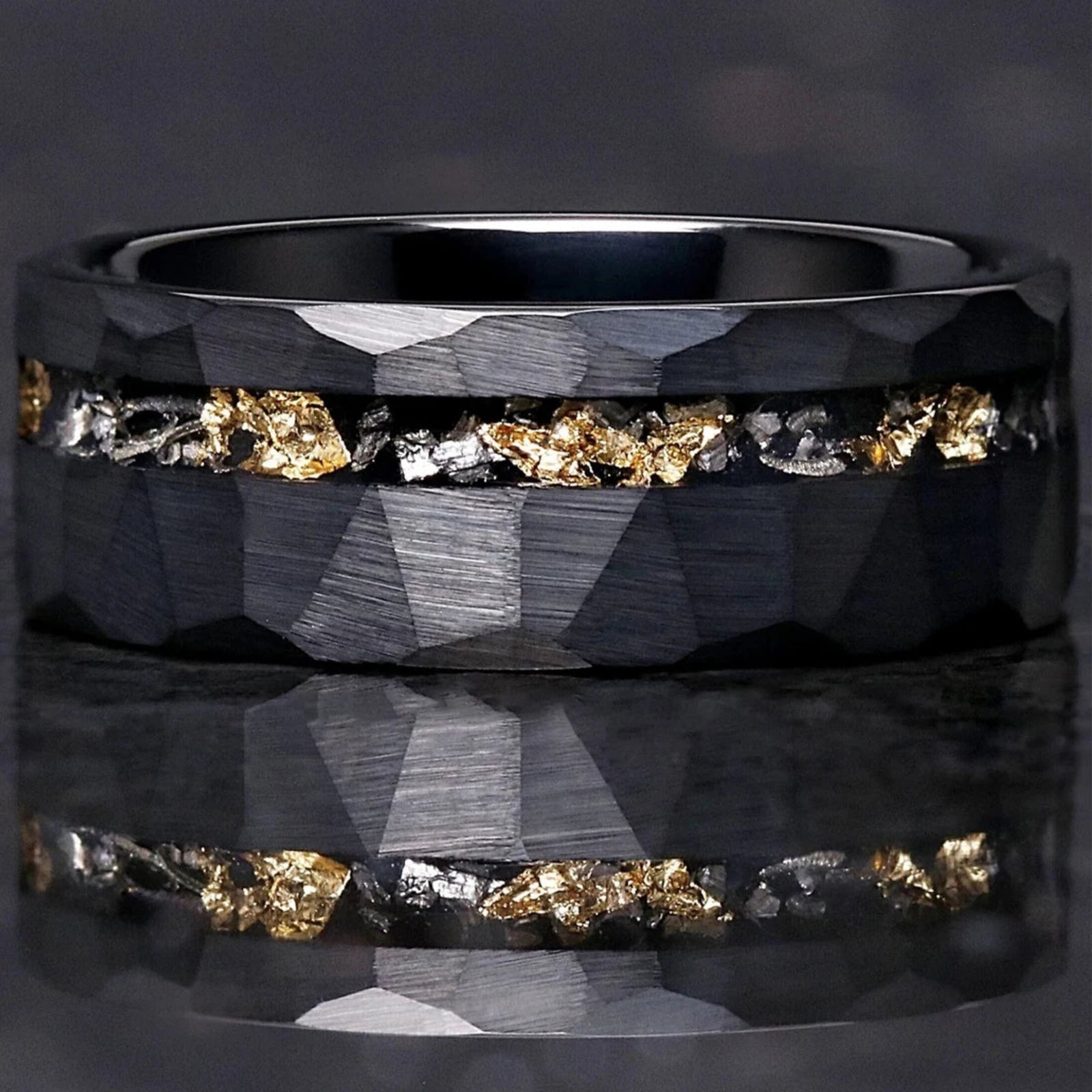 Luxury Black tungsten ring