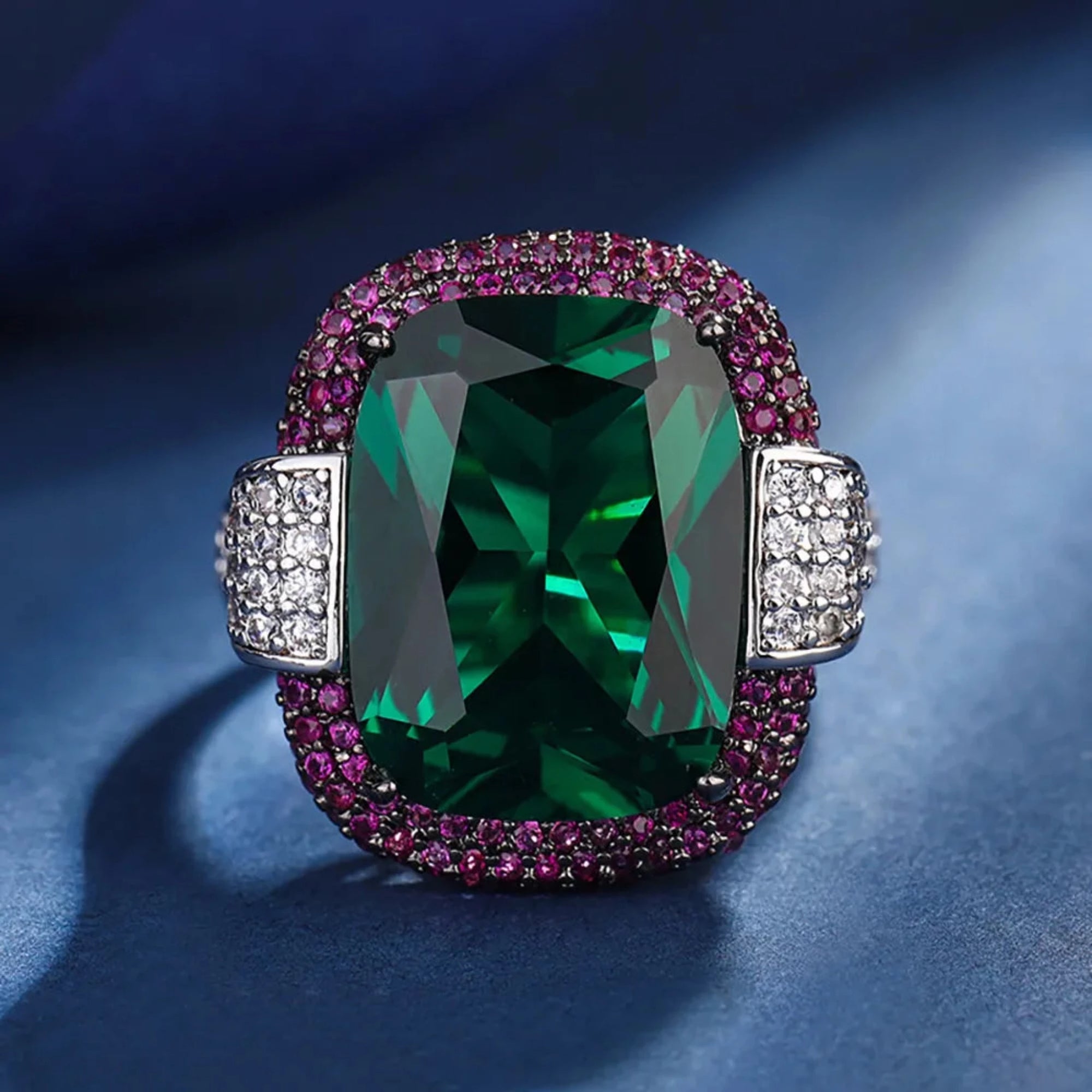 Ruby Emerald Rings