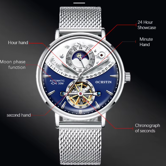 Moon Phase Wristwatch