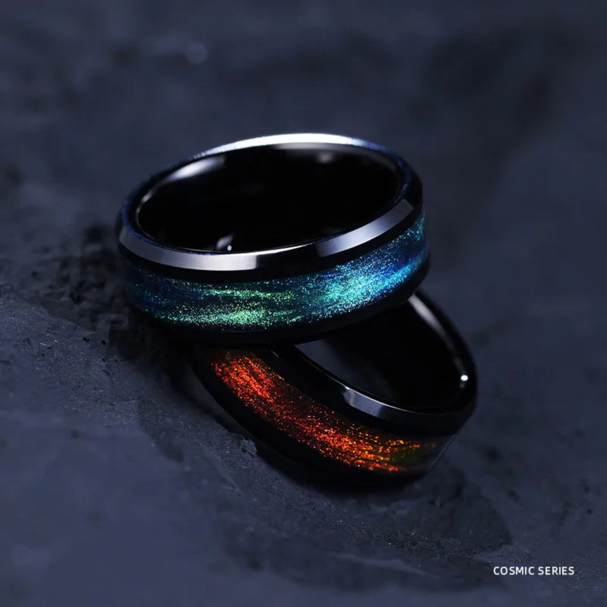 cosmic tungsten ring 