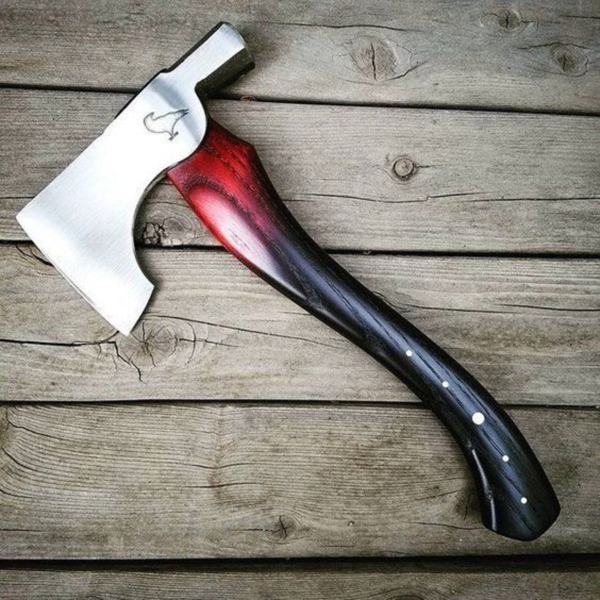 handcrafted Camping Axe