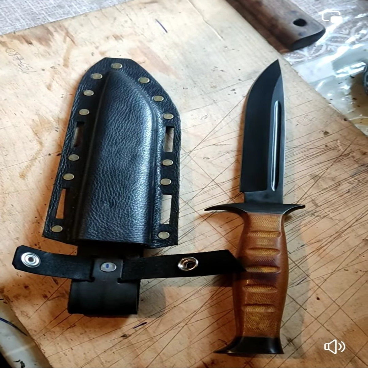 heavy duty camping knife custom