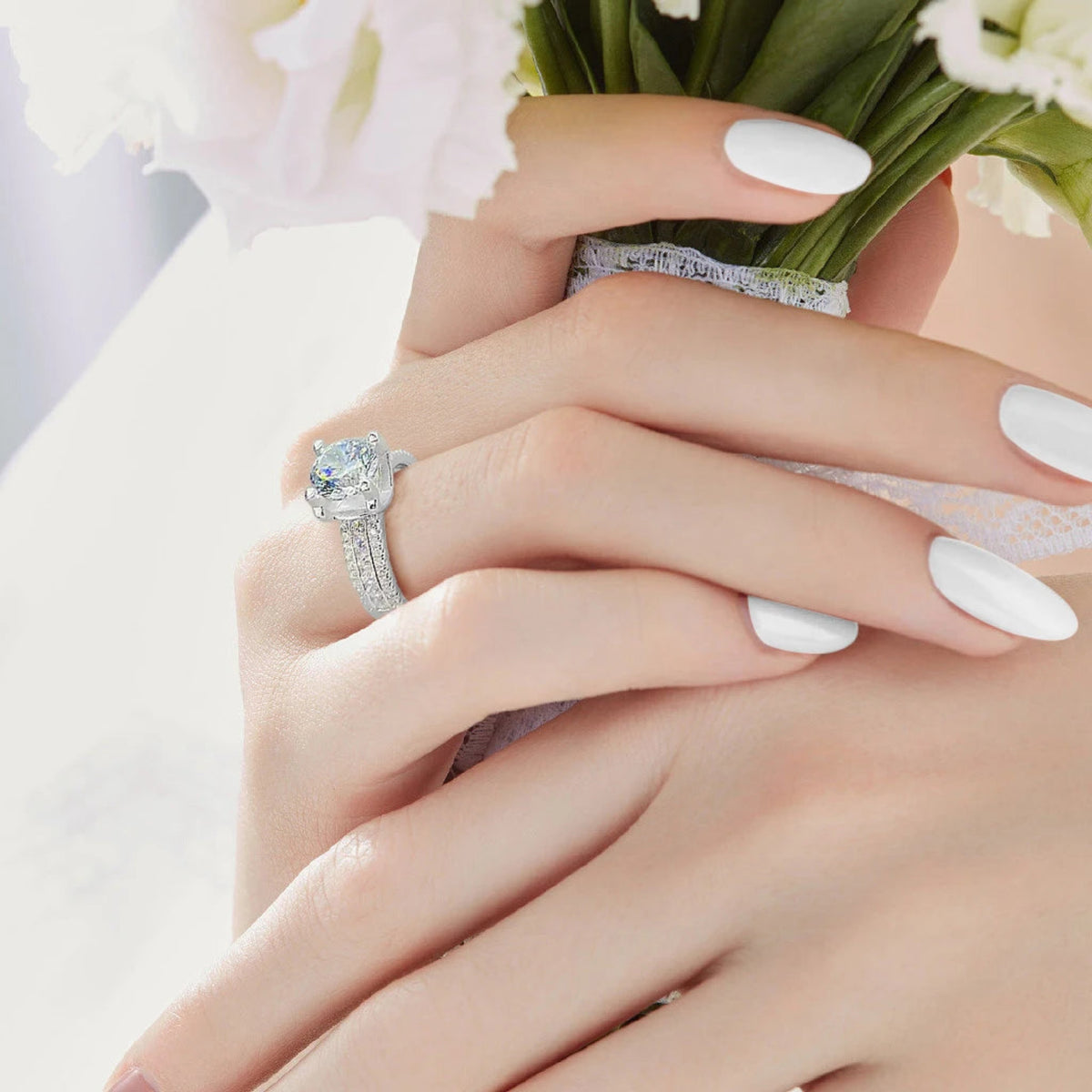 lab grown diamond ring