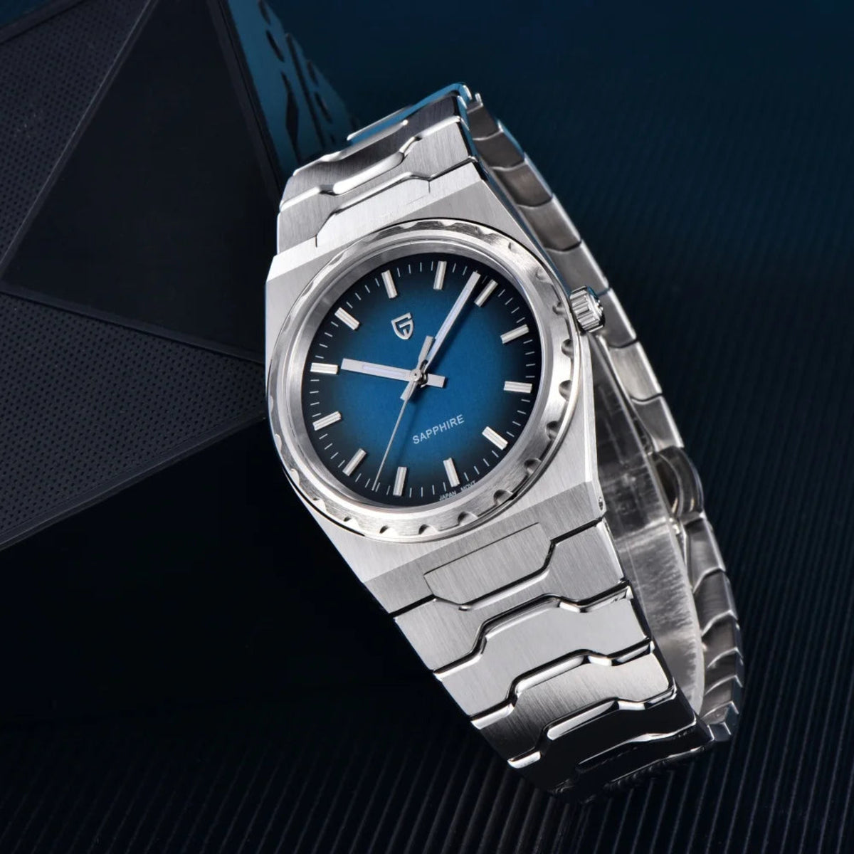 luminous dial men watch