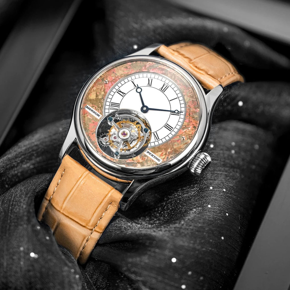 marker tourbillon watch