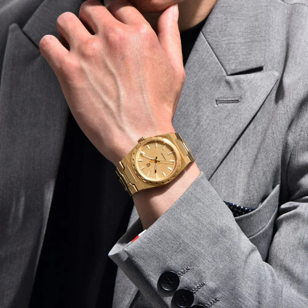 men quartz watch sapphire