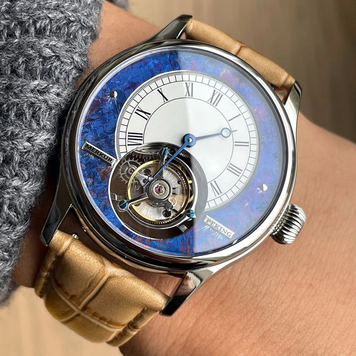 men sapphire crystal watch