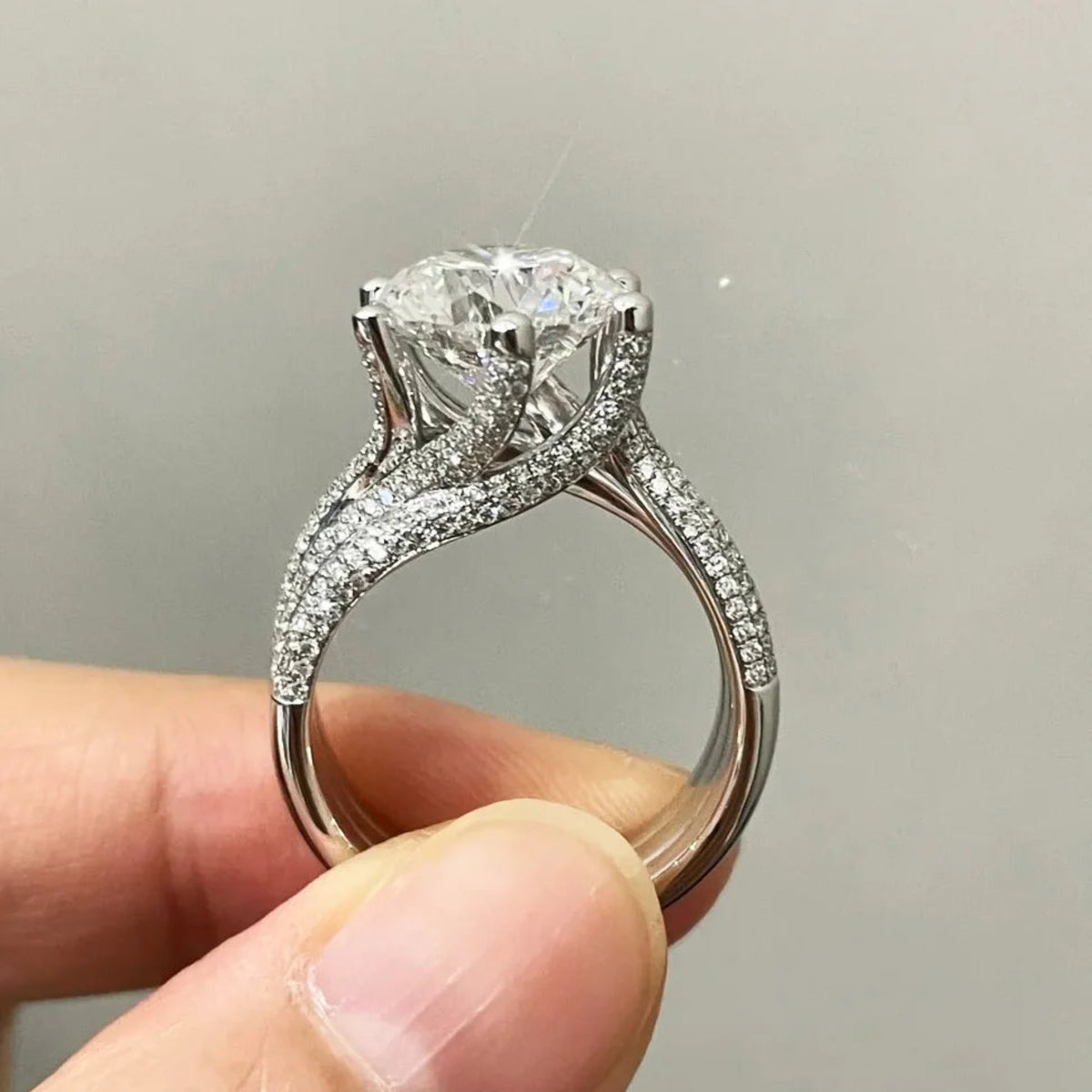 moissanite engagement ring USA