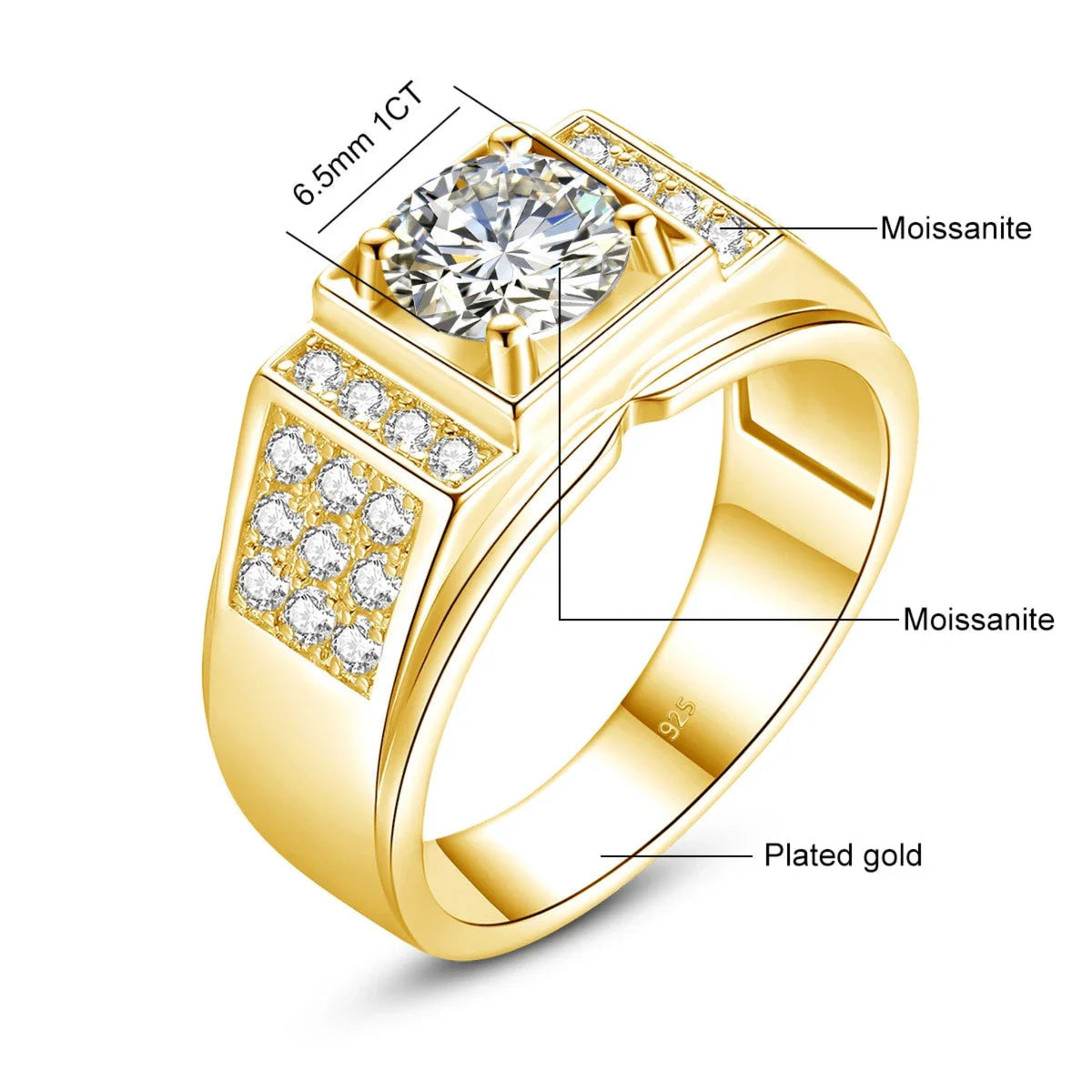 moissanite ring