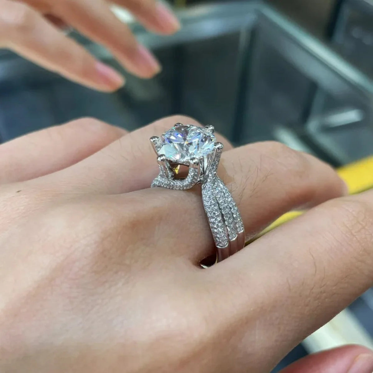 sterling silver wedding ring