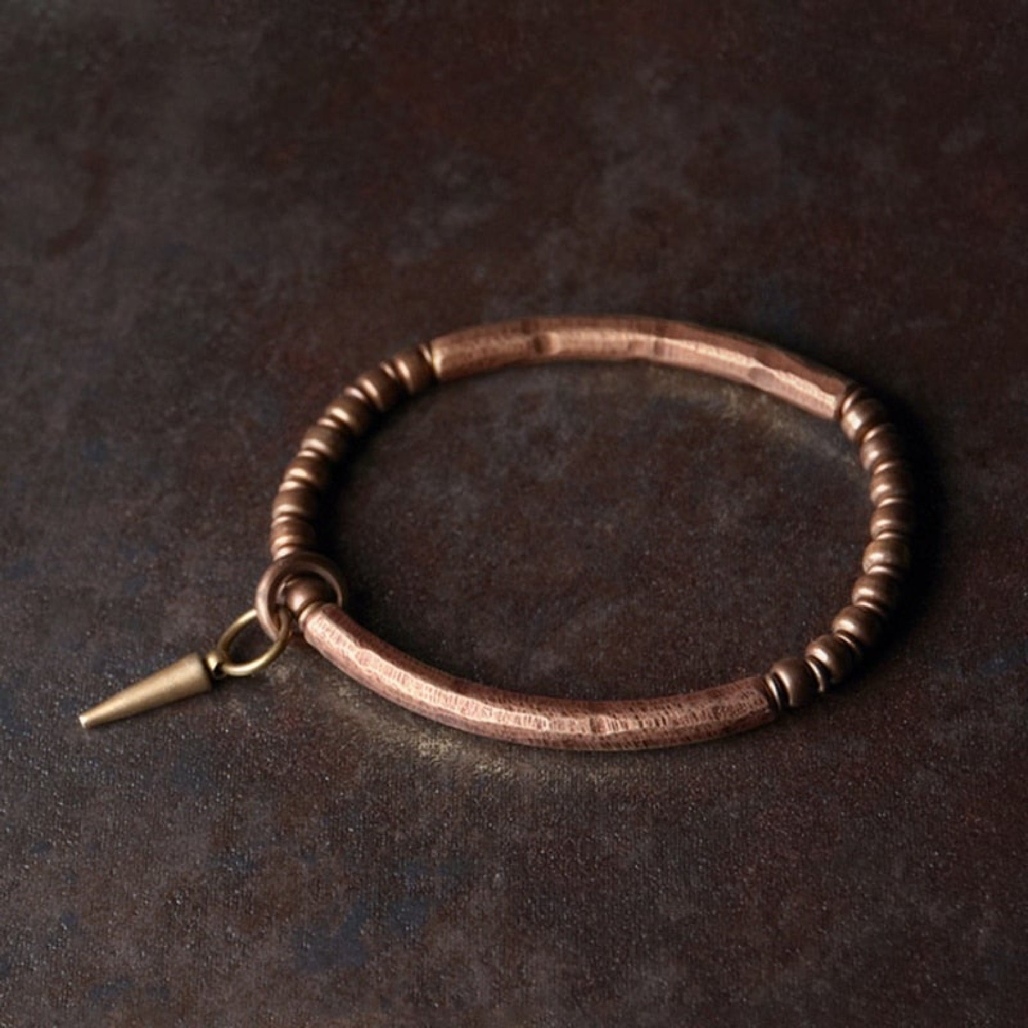 Viking Hammered Bracelet