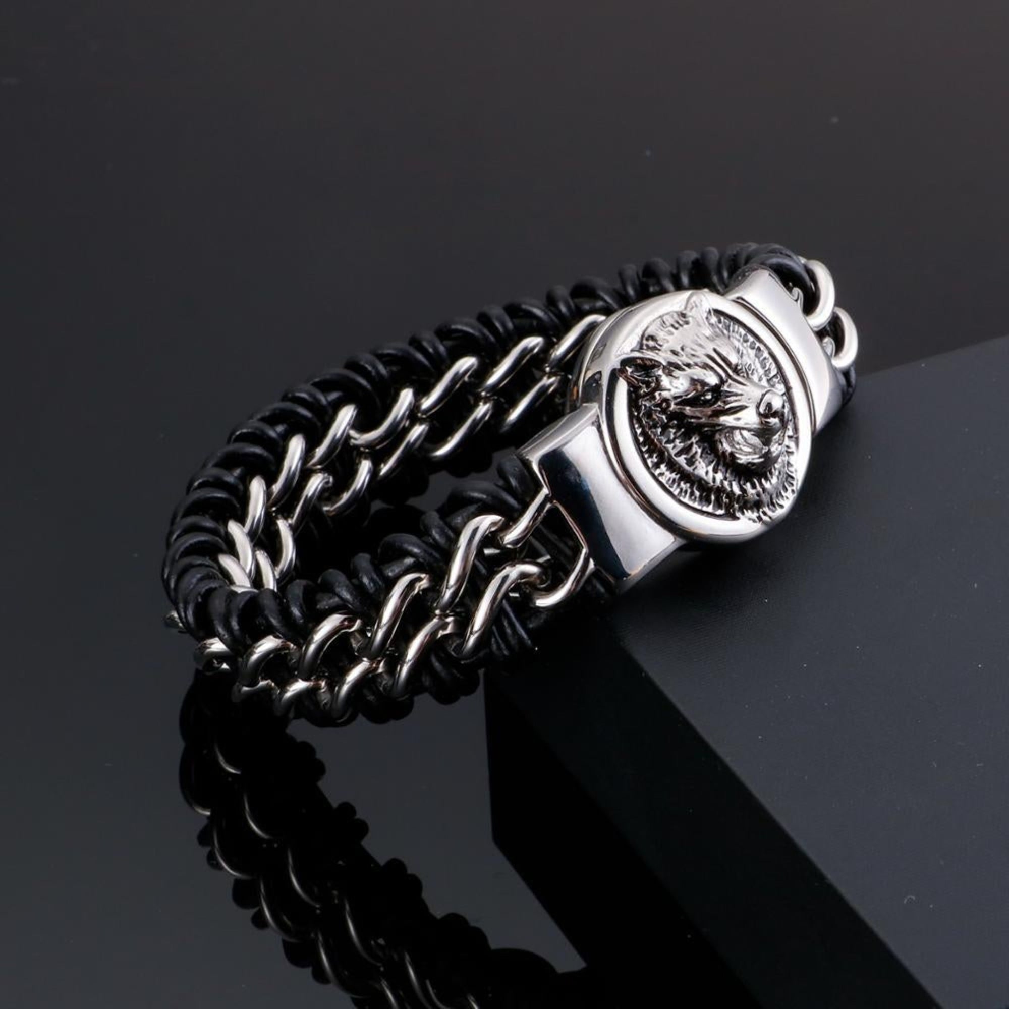 Viking Wolf Bracelet