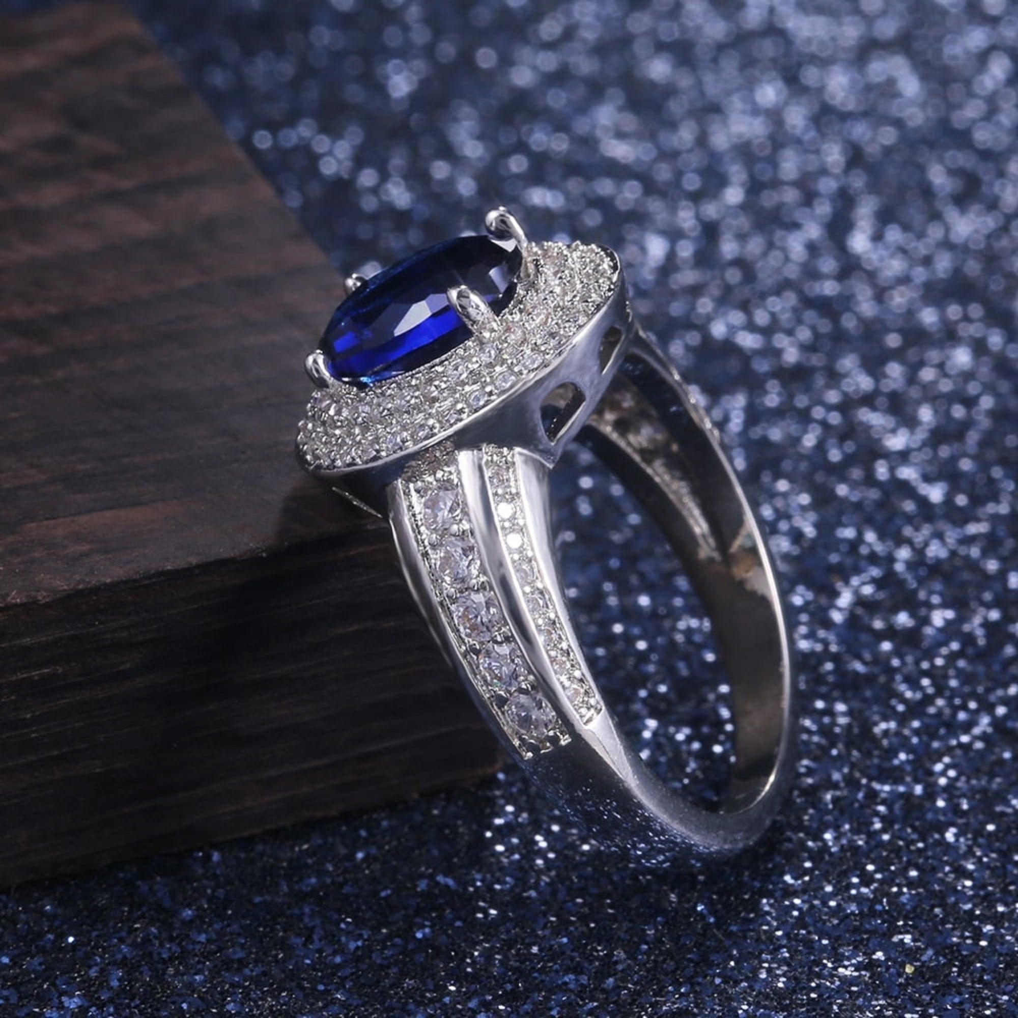 Sky Blue Stone Ring